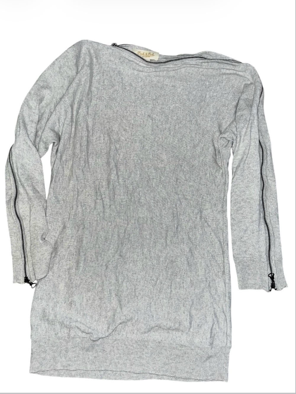 Peck & Peck Silk/Cashmere blend zip sweater
